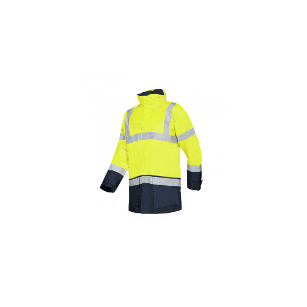 Parka de pluie HV (jaune fluo)