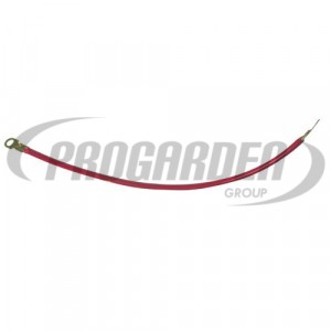 Cable rouge avec cosses (50  cm)