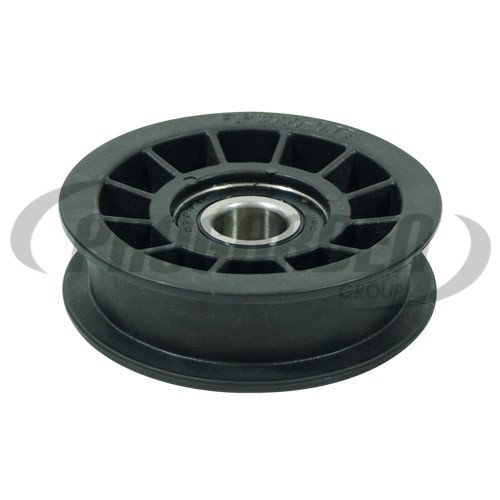 Poulie composite à gorge plate