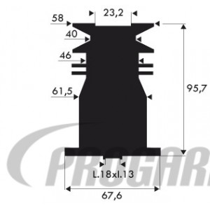 Porte-lames adapt. CASTELGARDEN