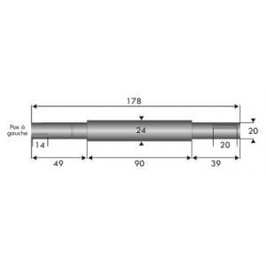 Axe (pour 13-223)