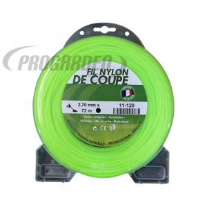 Coque fil nylon rond (1/2 kg) ø : 2,7 mm