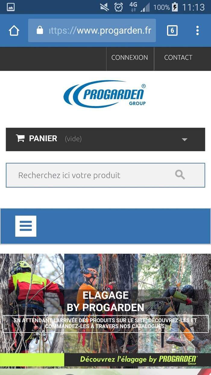 Les commandes sur Progarden
